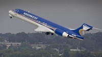 Midwest Airlines didirikan pada tahun 1984 dan dengan rute seluruh AS terutama dari bandara Milwaukee dan Kansas City (CNN Travel)