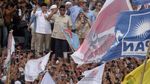 Massa Meluber, Begini Suasana Kampanye Prabowo di Pakansari