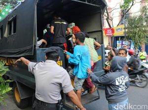 Razia di Malang, Belasan Anak Jalanan dan Pengamen Terciduk