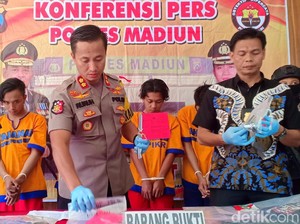 Enam Begal Beraksi di Madiun Ditangkap, Dua Orang di Bawah Umur