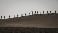 Ilmuwan NASA mencatat sepertiga peningkatan kawasan hijau di Bumi dilakukan oleh China dan India. Wang HE/Getty Images.
