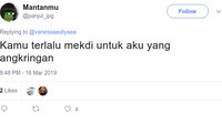 Perbandingan yang digunakan netizen ini adalah makanan kelas tinggi dengan makanan yang biasa saja. Sudah cocok untuk menolak belum? Foto: twitter