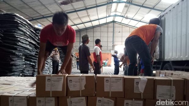 Surat Suara Pilpres 2019 Baru Tiba, KPU Garut Pastikan Aman 
