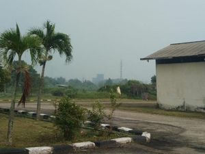 Imbas Karhutla, Kota Dumai Riau Diselimuti Asap Tipis