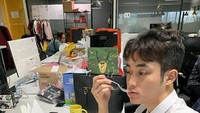 Untuk menjaga tubuhnya tetap fit dan atletis, Nam rajin makan sayur. Ia juga benar-benar memperhatikan kesehatan. Foto: Instagram @freshnam219