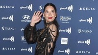 Olivia Munn saat tampil di sebuah acara di California, AS pada Kamis (28/3). Frazer Harrison/Getty Images