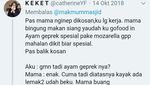 Kocak! Begini Jika Netizen Chatting Orang Tua Soal Makanan