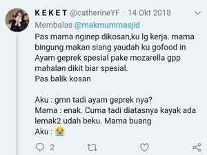 Obrolan Kocak Anak dan Orang Tua Soal Makanan hingga Driver Ojol Pakai Moge