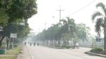 Asap Tipis Selimuti Kota Dumai Imbas Kebakaran Hutan dan Lahan