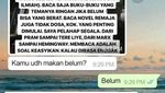 Kocak! Begini Jika Netizen Chatting Orang Tua Soal Makanan