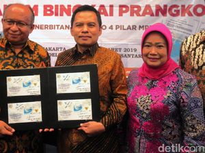 MPR Luncurkan Prangko 4 Pilar
