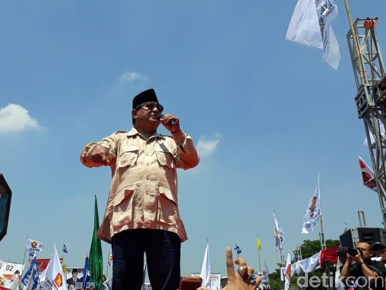 Prabowo: Ada yang Bilang yang Menang Saya, Tapi yang Dilantik Orang Lain Prabowo: Ada yang Bilang yang Menang Saya, Tapi yang Dilantik Orang Lain