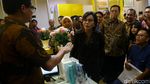 Sri Mulyani Blusukan Cek Pelaporan SPT di Kantor Pajak Tebet