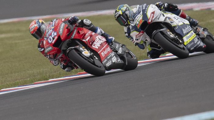 21 pebalap teratas di sesi FP2 MotoGP Argentina berjarak tak sampai satu detik (Foto: Mirco Lazzari gp/Getty Images)