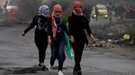 Potret Perjuangan Warga Peringati 1 Tahun Aksi Bebaskan Palestina