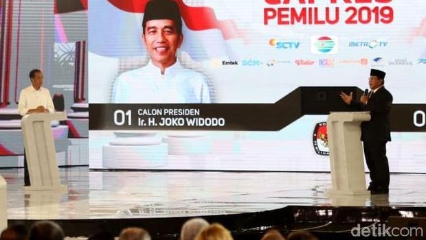 Live Report: Jokowi vs Prabowo di Debat Keempat Pilpres 2019