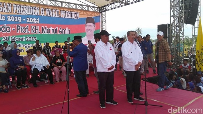 Gubernur Syamsuar dan Menteri LHK Kampanyekan Jokowi di Riau