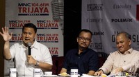 Wakil Ketua BPN Prabowo-Sandiaga Uno, Mardani Ali Sera memaparkan pandangannya dalam diskusi yang bertema Debat IV: Isu Khilafah, Pancasila hingga Proxy War.
