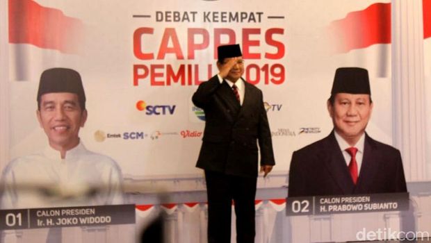 Live Report: Jokowi vs Prabowo di Debat Keempat Pilpres 2019