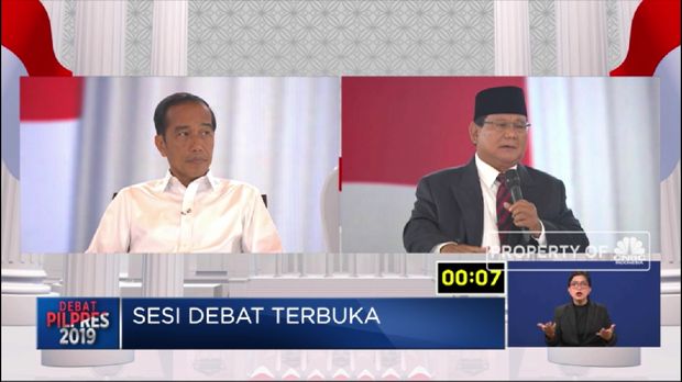 Debat dengan Prabowo, Jokowi Bawa-Bawa 'Dilan'