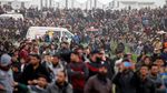 Potret Perjuangan Warga Peringati 1 Tahun Aksi Bebaskan Palestina