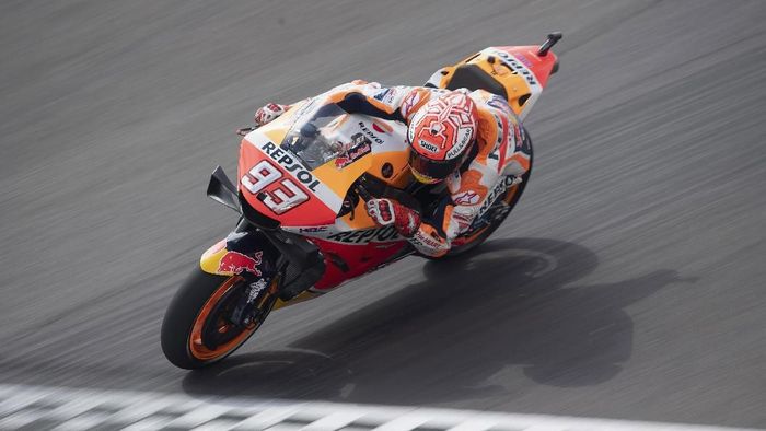 Rider Repsol Honda Marc Marquez diyakini akan memenangi balapan dan memimpin klasemen MotoGP lagi. (Foto: Mirco Lazzari gp/Getty Images) Rider Repsol Honda Marc Marquez diyakini akan memenangi balapan dan memimpin klasemen MotoGP lagi. (Foto: Mirco Lazzari gp/Getty Images)
