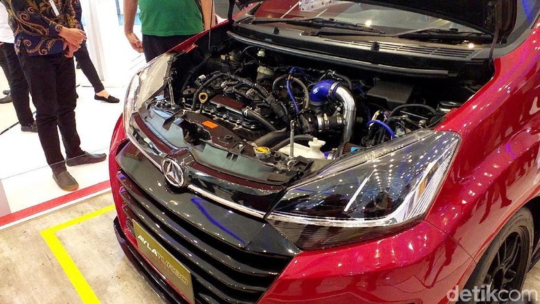 Daihatsu Ayla Turbo dipamerkan di GIIAS 2018 Foto: Amir Baihaqi Daihatsu Ayla Turbo dipamerkan di GIIAS 2018 Foto: Amir Baihaqi