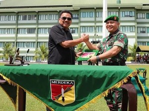 Tunjang Kinerja TNI, Gubernur Sulut Beri Bantuan 10 Motor