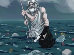 Ilustrasi Menohok Tampilkan Kelamnya Dunia Jaman Now