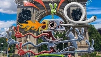 Ia pun menggambar untuk menghilangkan bosan di waktu perjalannya. (Foto: Instagram/subwaydoodle)