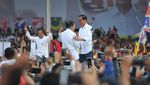 Potret Kebersamaan Jokowi-JK Saat Kampanye di Makassar
