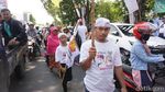 Massa Kampanye Akbar Prabowo-Sandi Merapat ke Stadion Delta Sidoarjo