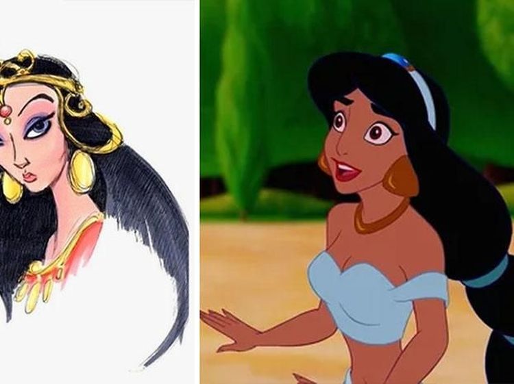 Begini Rupanya Konsep Gambar Awal Beragam Kartun Disney
