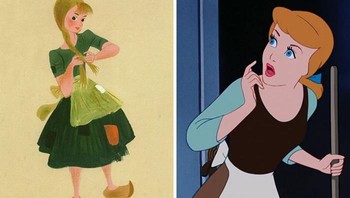 Cinderella (1950), dibuat oleh Mary Blair yang terinspirasi dari perjalanannya ke Amerika Selatan pada tahun 1941. (Foto: Boredpanda)