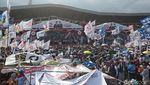 Kemeriahan Kampanye Akbar Prabowo-Sandi di Sidoarjo