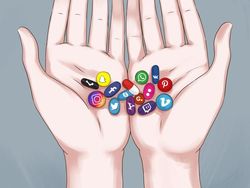 Ilustrasi Menohok Tampilkan Kelamnya Dunia Jaman Now