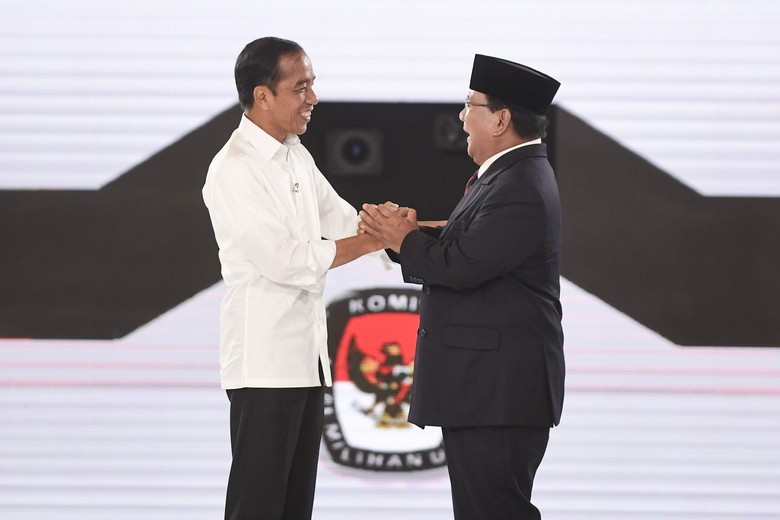 Jokowi dan Prabowo Lagi-lagi Jumpa Pers di Waktu Bersamaan