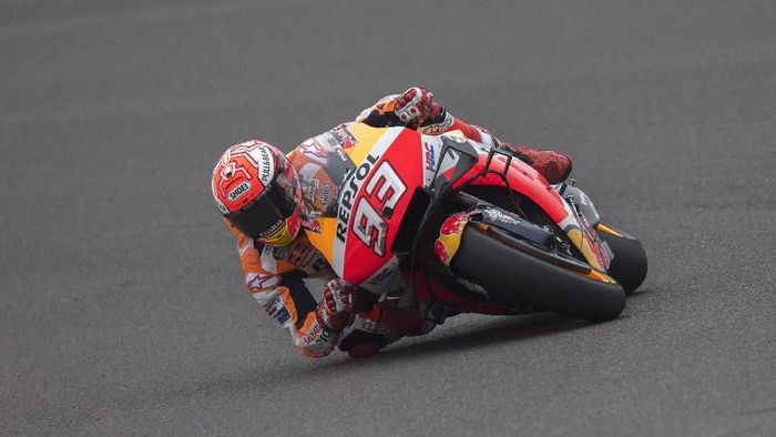 Marc Marquez diprediksi akan memenangi MotoGP Spanyol di Sirkuit Jerez, dibuntuti Valentino Rossi dan Alex Rins. Foto: Mirco Lazzari gp/Getty Images Marc Marquez diprediksi akan memenangi MotoGP Spanyol di Sirkuit Jerez, dibuntuti Valentino Rossi dan Alex Rins. Foto: Mirco Lazzari gp/Getty Images