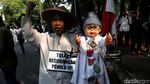 Suasana Apel Siaga 313 di Depan Kantor KPU