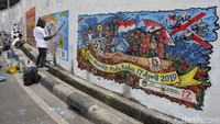 Para seniman terlihat sangat antusias mengikuti kompetisi ini.