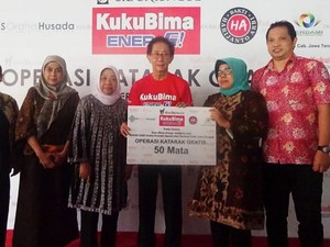 Kuku Bima Energi Gelar Operasi Katarak Gratis untuk 50 Mata di Jepara