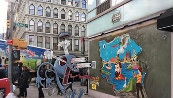 Awal mulanya subway doodle dimulai saat Rubin melakukan perjalanan di kereta. (Foto: Instagram/subwaydoodle)