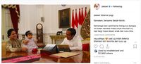 Akhir Pekan, Jokowi & Sri Mulyani Habiskan Waktu dengan Cucu