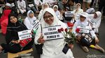 Suasana Apel Siaga 313 di Depan Kantor KPU