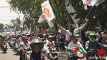 Massa Kampanye Akbar Prabowo-Sandi Merapat ke Stadion Delta Sidoarjo