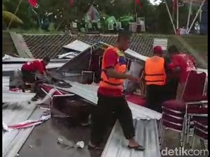 Tenda Ambruk, Lomba Lukis Puan Maharani di Solo Batal
