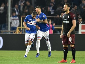 Hasil Liga Italia: Donnarumma Blunder, Milan Kalah dari Sampdoria
