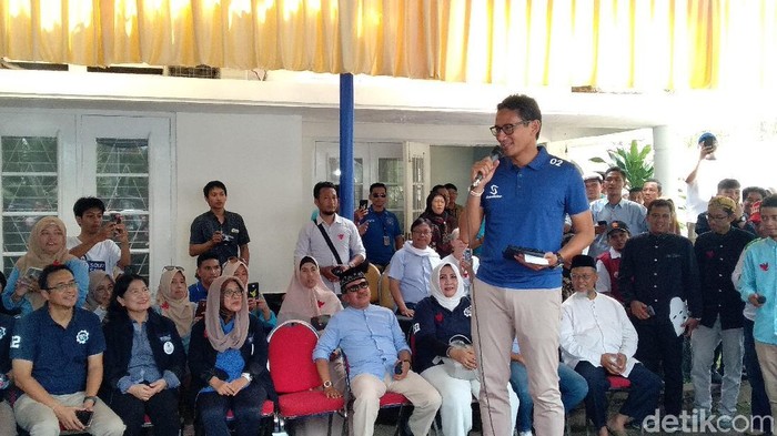 Sandiaga Soal Debat Keempat: Kami Bela Kepentingan Rakyat