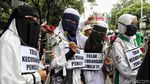 Suasana Apel Siaga 313 di Depan Kantor KPU