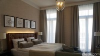 Steigenberger Parkhotel punya 6 tipe kamar, dari Superior Single sampai Deluxe Suites. Setiap kamar didesain oleh seniman terkenal di Jerman dengan gayanya masing-masing. Tidak ada 2 kamar yang sama di hotel ini. (Wahyu/detikcom)